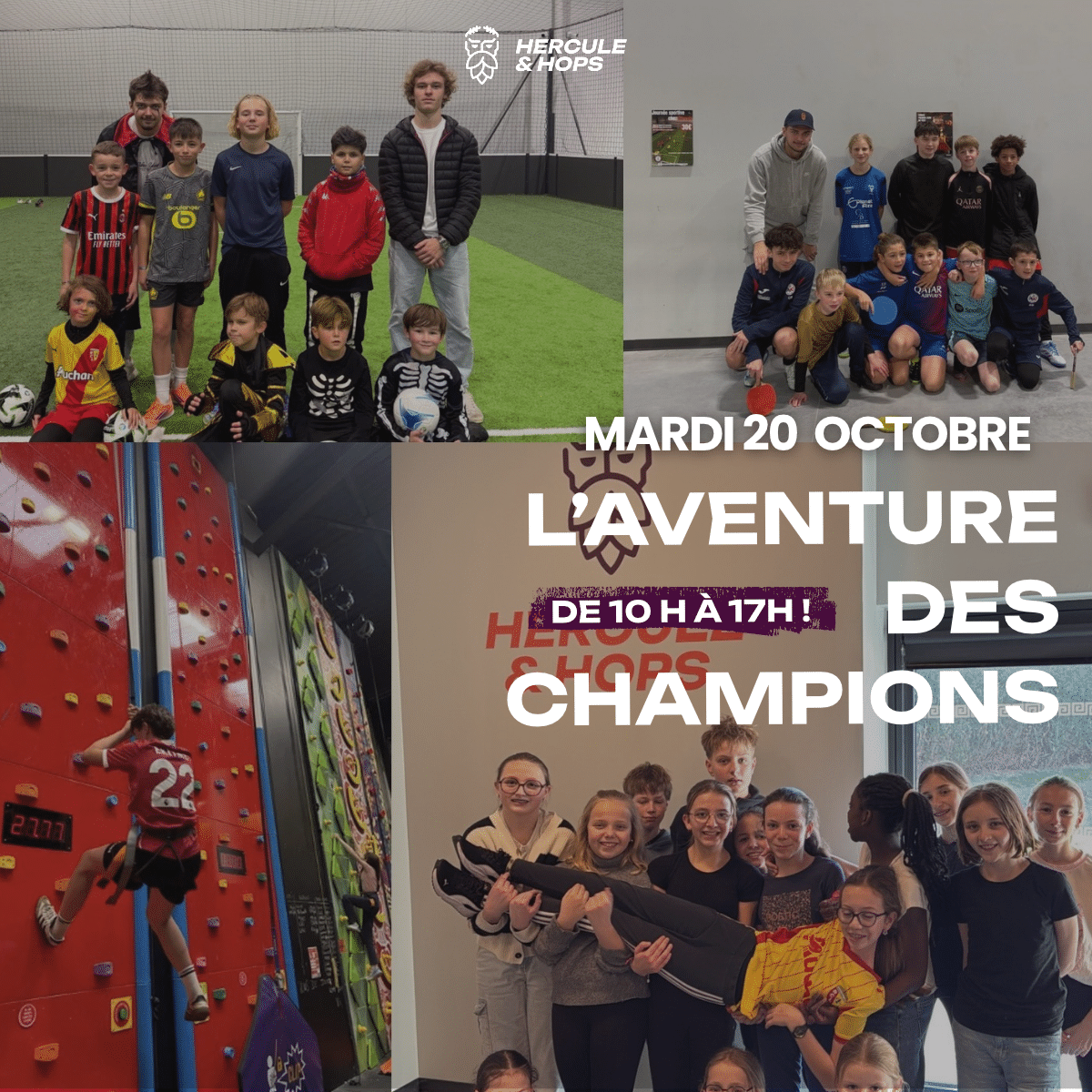 L&rsquo;aventure des champions – 20 octobre